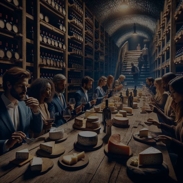 Où participer à une dégustation de fromages et de vins dans les caves de Roquefort?