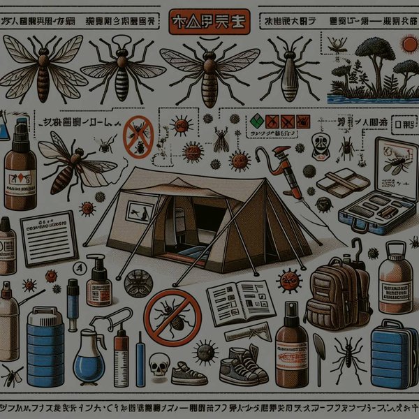 Quelles sont les précautions à prendre contre les insectes vecteurs de maladies en camping?